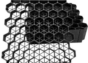 Quality Permeable Pavers Gravel Grid HDPE Plastic Car Grass Grid 500mm wholesale