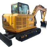 CAT 305.5 E2 Second Hand Excavator 5 Ton Digger With Backhoe Internal Combustion