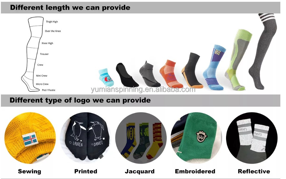 Men's Non-slip Sports Football Training Socks with Customized Logo from Professional