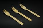 Biodegradable Eco Friendly Disposable Forks Bamboo 170mm natural color