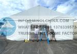 One Lane Drive Up Screening Tents For Corona Virus 19