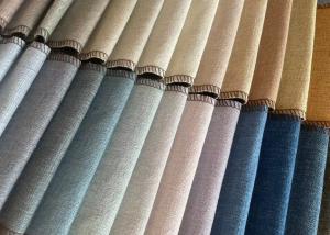 Quality 300gsm Upholstery Linen Knitted Silk Textile Material Shrink Resistant wholesale