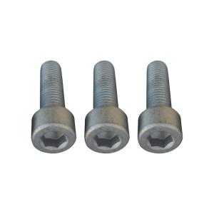Quality Alloy Steel Black Plated Silver Dacromet Car Wheel Screws M10X1.5X35 Strength 10.9 wholesale