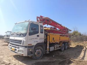 Quality Putzmeister 38m Concrete Pump Truck with Second Hand Placing Boom and Beton Pumper wholesale