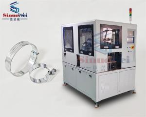 Quality 0.5Mpa British Type Hose Clamp Machine / Hose Clips / Worm Gear Automatic Assembly Machine wholesale