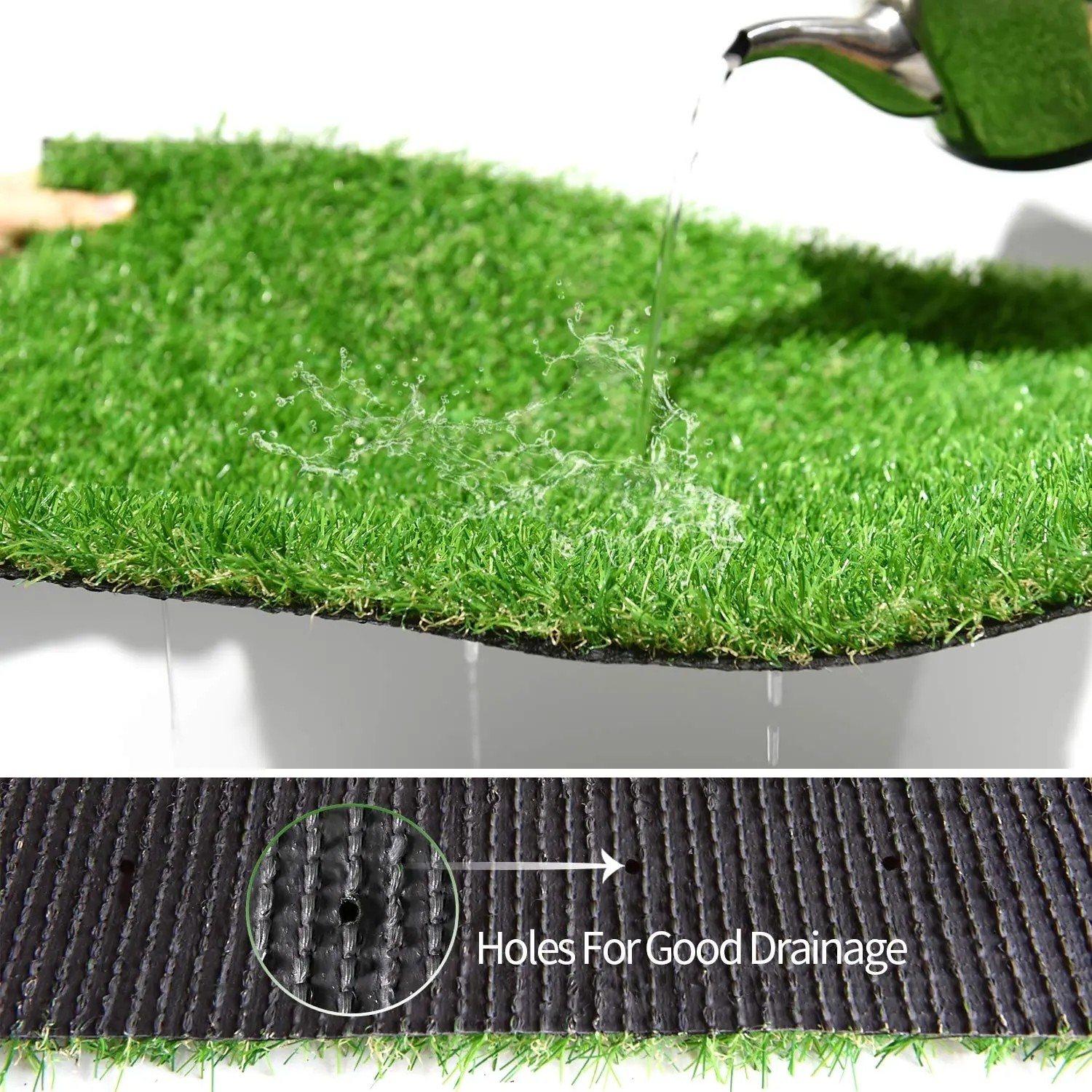 In Backyard PE PP Landscaping Artificial Grass 45mm Front Garden 160s / M