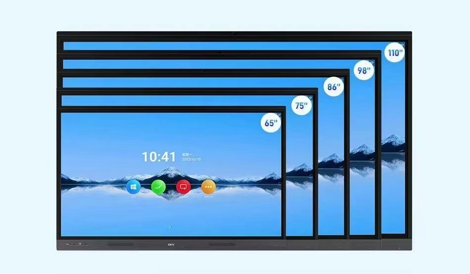 55 LED LCD Interactive Electronic Poster Display Support Full HD 1080P / UHD 4K