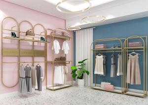 Quality Customized Women Clothing Shop Clothes Display Stand With Customized Design wholesale