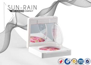 Quality Square Monolayer White Air Cushion Compact Makeup Compact CaseSF0802 wholesale