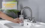 4 Inch Centerset 2 Handle Bathroom Faucet CUPC