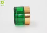 1 OZ Custom Cosmetic Packaging Containers Green Glass Material Made