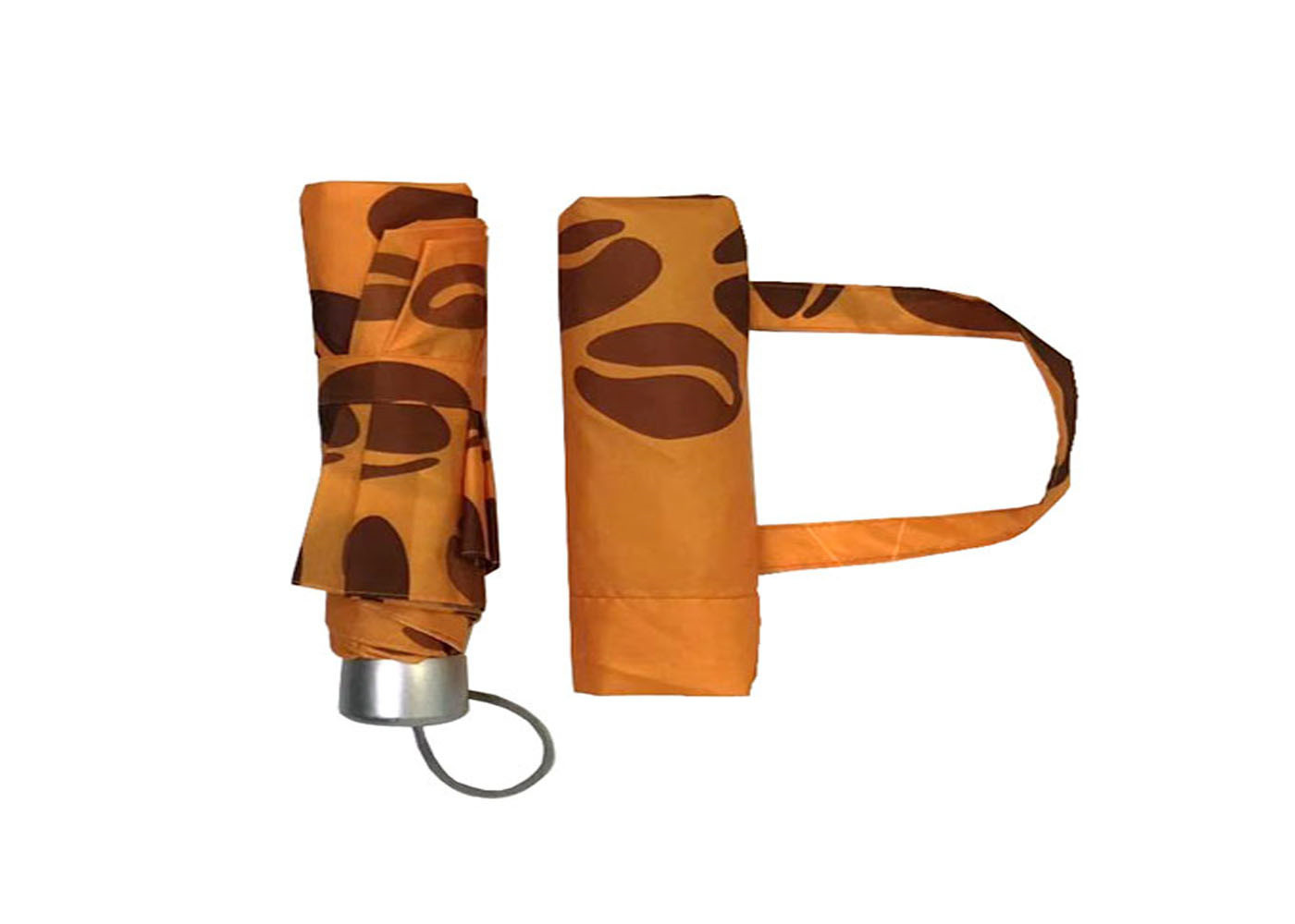 Strong Mini Three Fold Umbrella , Collapsible Golf Umbrella Customized Design