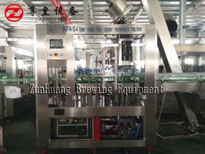 Quality PLC Time Setting Beer Bottle Filling Machine SS304 Material 1 Year Warranty wholesale