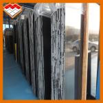 Black Wood Marble Stone Slabs Flooring With 100Mpa Compressive Strength