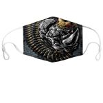 Animal Tiger Printed Activated Carbon Filter Face Mask