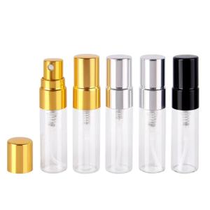Quality 3ml 5ml 10ml 15ml Empty Round Pump Sprayer Perfume Bottle Tube Glass Bottle wholesale