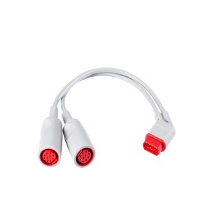 Quality Siemens Drager SC6002 XL Dual IBP Converter cable, IBP adaptor cable 16pin wholesale