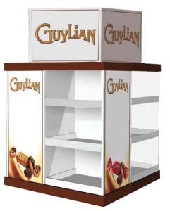Quality Chocolate Pallet Display Stands Flat Packing For Promotion / Advertisement wholesale