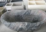 Juparana Granite Stone Freestanding Bath , Stone Veneer Bathtub For Hotel