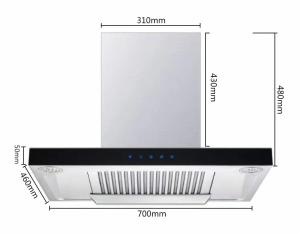 Quality Ducted Recirculating Kitchen Hood Range Smoke Extractor wholesale