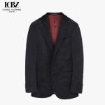 Men's Khaki Corduroy Casual Slim Suit Autumn Single Suit Blazer Jacket with
