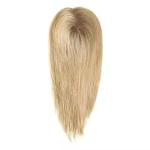 100% European Virgin Hair women Mono hair topper natural color double drawn full