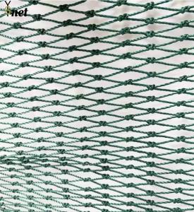 Quality High Strength HDPE Green Multifilament Pe Fish Net Twist Knotted Polyethylene Fishing Net wholesale