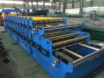 Steel Step Tile Double Layer Roll Forming Machine 15 + 19 Stations 5.5kw