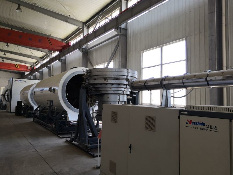 Polyurethane Foam Pre Insulated Steel Pipe Plastic Casing Case Shell Pipe Production Line