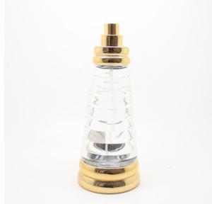 Quality 100ml taper shape perfume glass bottle hot sale wholesale