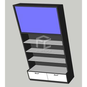Quality 650*650mm Phone Display Cabinet Store 1100mm High Free Design wholesale