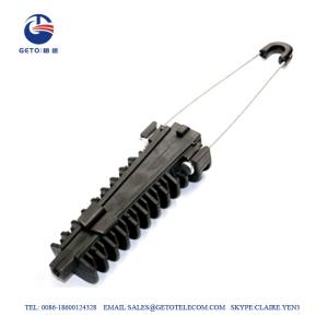 Quality 16mm 12KN Wedge Clamps Aerial Cable , Anchoring Clamp For Aerial Bundled Cables wholesale