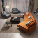114 Inch Furniture Living Room Sectional Sofa With Chaise Office Leisure
