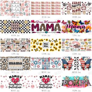 Quality 20oz Mama'S Day UV DTF Transfers For Glass Tumblers Durable And Washable Designs wholesale