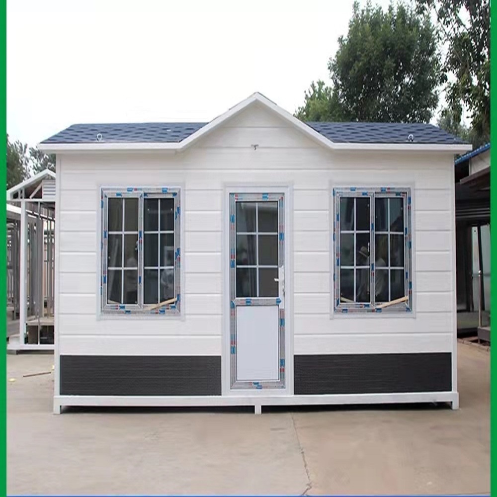 Expandable Tiny Prefab Home Garden House With PVC Sliding Window Expandable