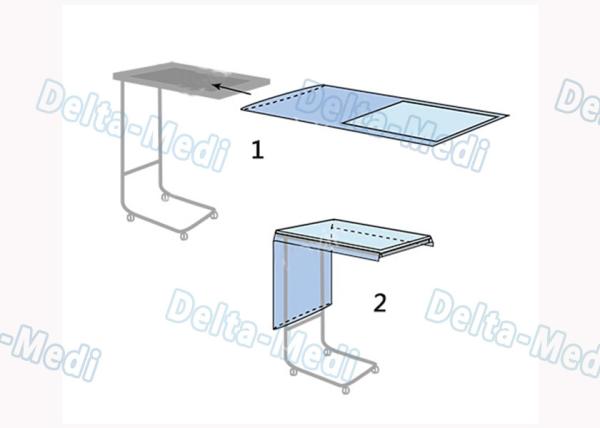 Hospital Surgical Mayo Stand Cover Keep Mayo Stand Sterile With Absorbent