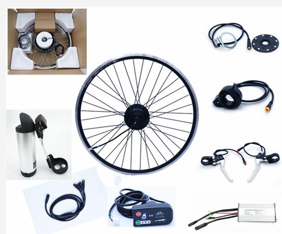 36v 350 Watt motorized bicycle conversion kit Hub Motor Wheel E bike Front Or