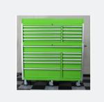 Metal Storage Cabinet Rolling Tool Trolley for Heavy Duty Steel Garage Silver