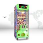 Wooden Frame Gift Vending Machine Multi Function Coin Acceptor Large Size