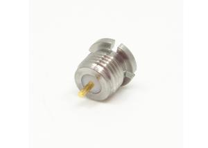 Quality Stainless Steel SMP Male Connector Thread-In Mount Straight Terminal RF Connector wholesale