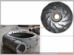 Rubber Lined Impeller Pump Parts , Pump Impeller Replacement Anti - Corrison
