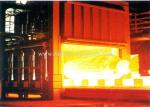 Gas fired Bogie Hearth Furnace 1300*1000*750mm Max 1300 degree celcius