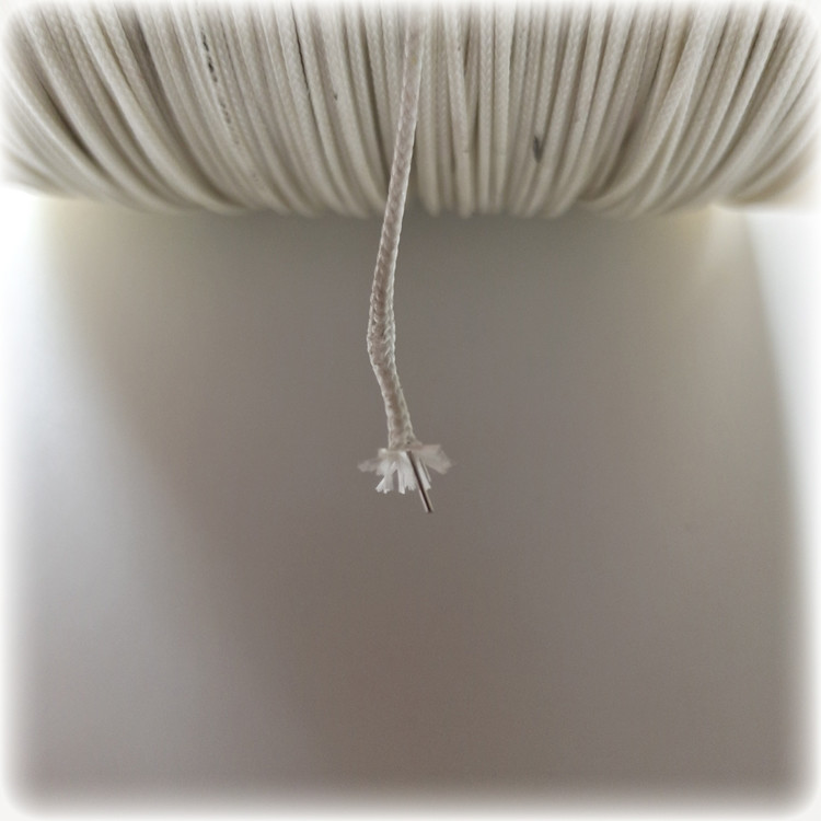 1.1mm Fiberglass Insulated NiCr80 / 20 Electrical Heating Wire 0.5mm OD