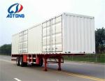 Juyuan Trailer 3 Axles Swing Open Type Cargo Box Van Semi Trailer Wing Dry Van