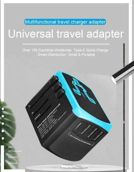 Electronic gadgets fast charger Type C adapter usb travel adaptor EU AUS UK US