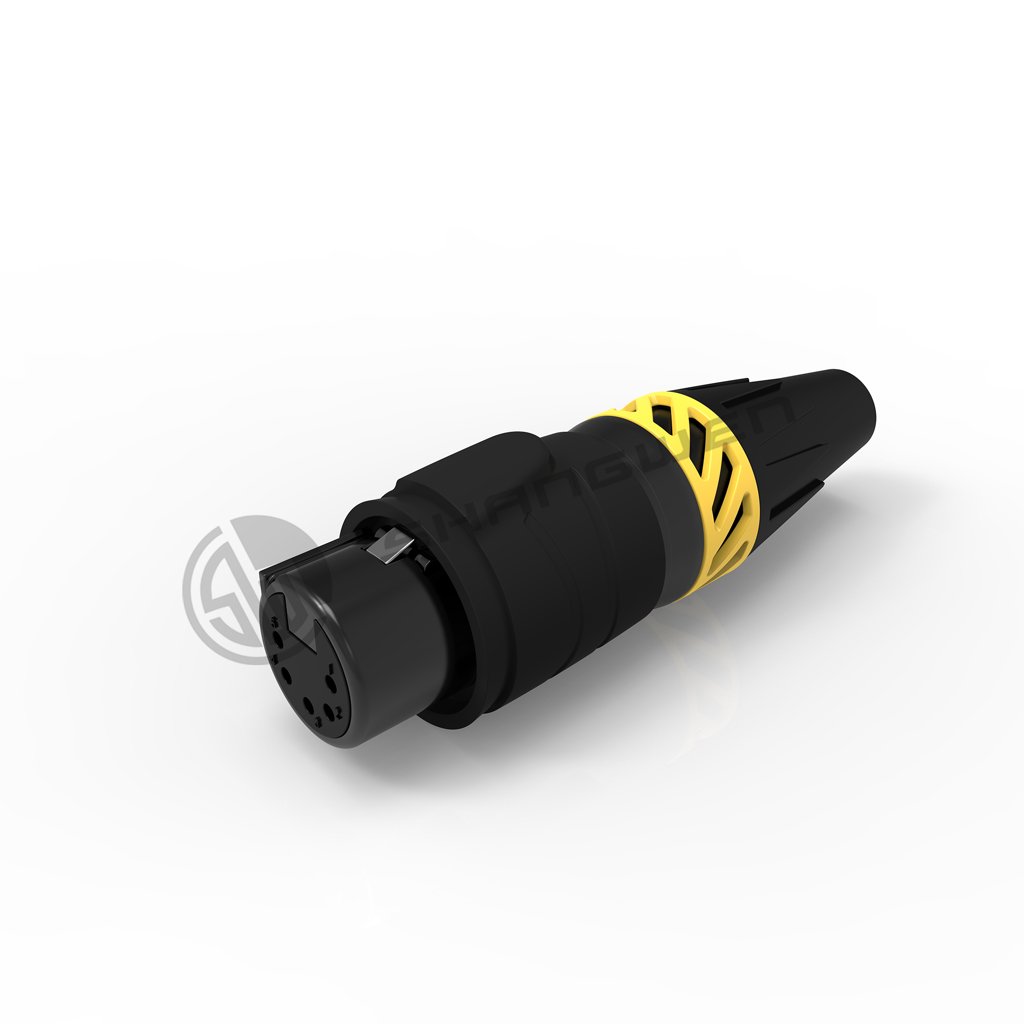 Mini XLR 5 Pin Connector Outdoor Male And Female Plug Connector Waterproof