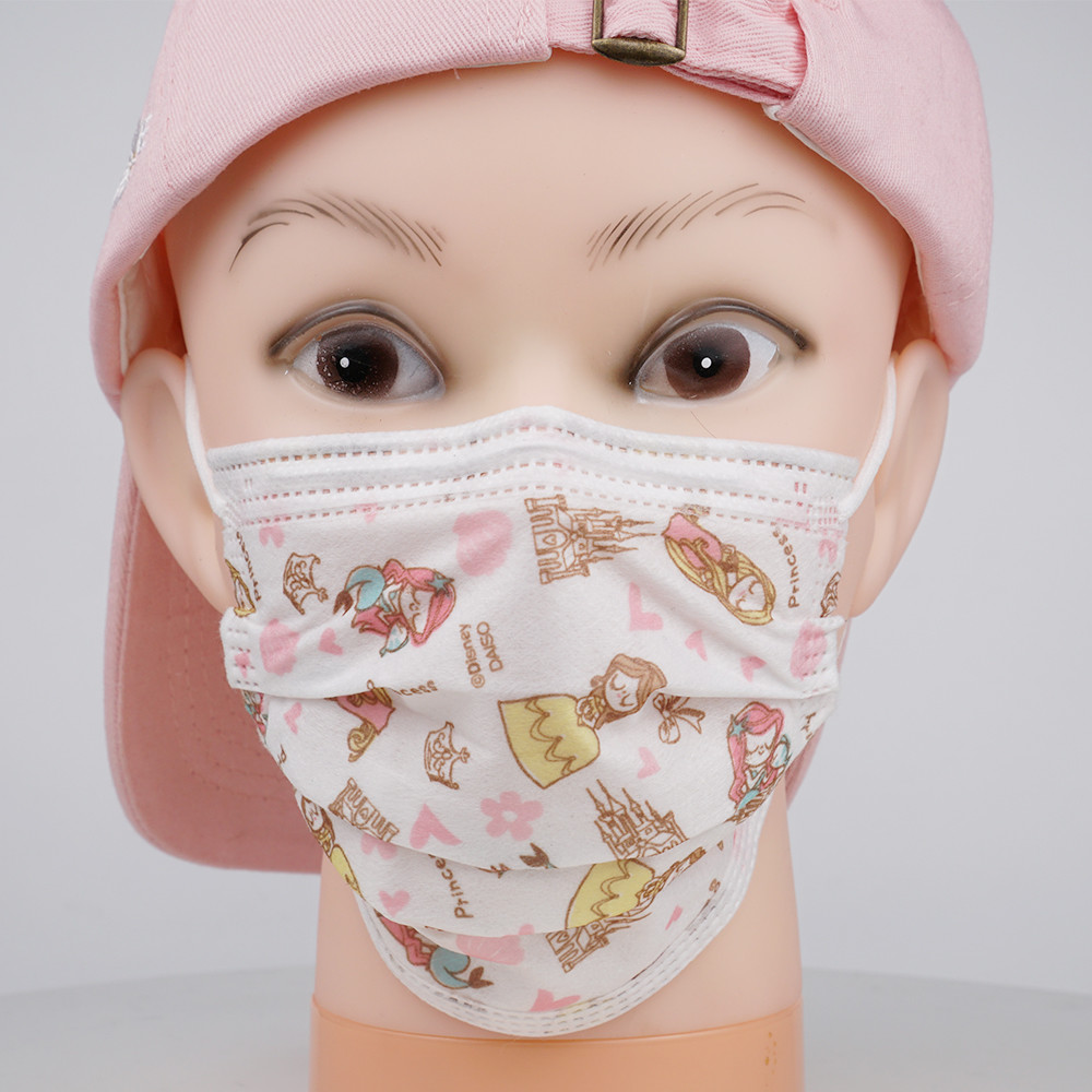 Anti Dust 17.5x9.5cm 3 Ply Non Sterile Kids Surgical Masks 25gsm
