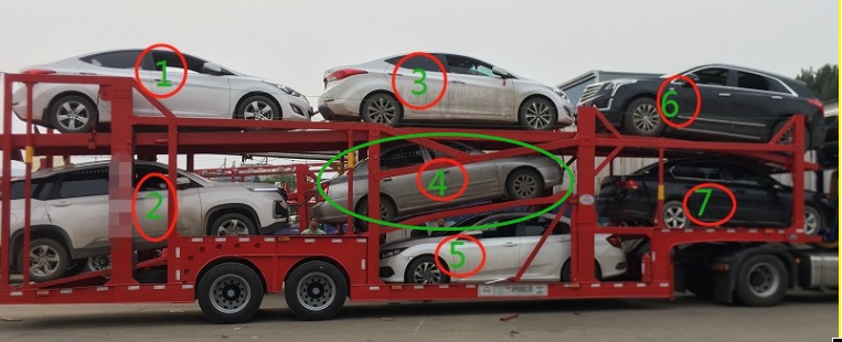 Car Carrier Transport Semi Trailer Car Trailer As Customer's Requirements
