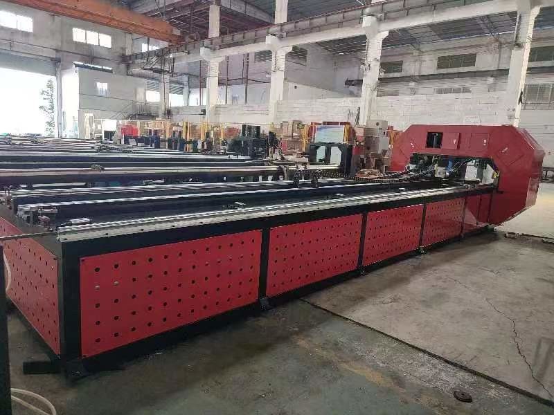 High Speed Hydraulic Automatic 80 X 80 Square Tube Punching And Shearing Machine