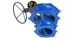 EPDM Seal Double Eccentric Butterfly Valve Stainless Steel Disc Ring